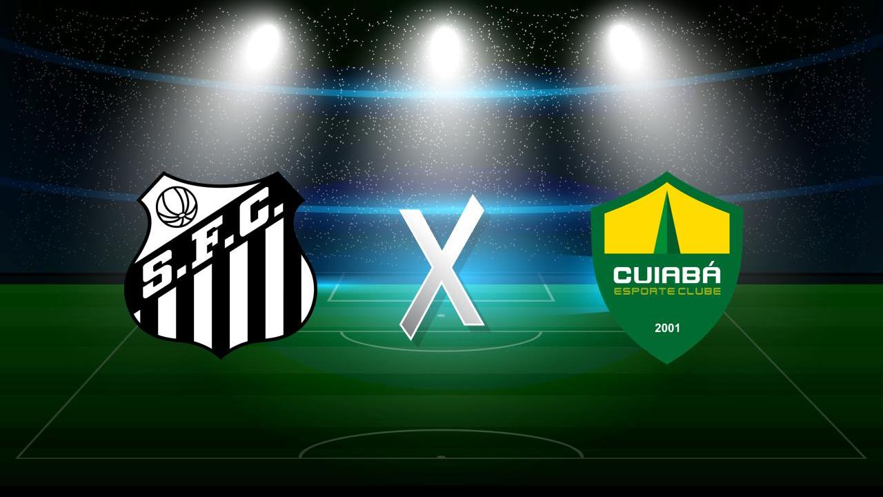 Onde assistir a Santos x Cuiabá e as escalações para o jogo pelo  Brasileirão