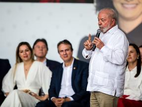 Lula em discurso no Ceará