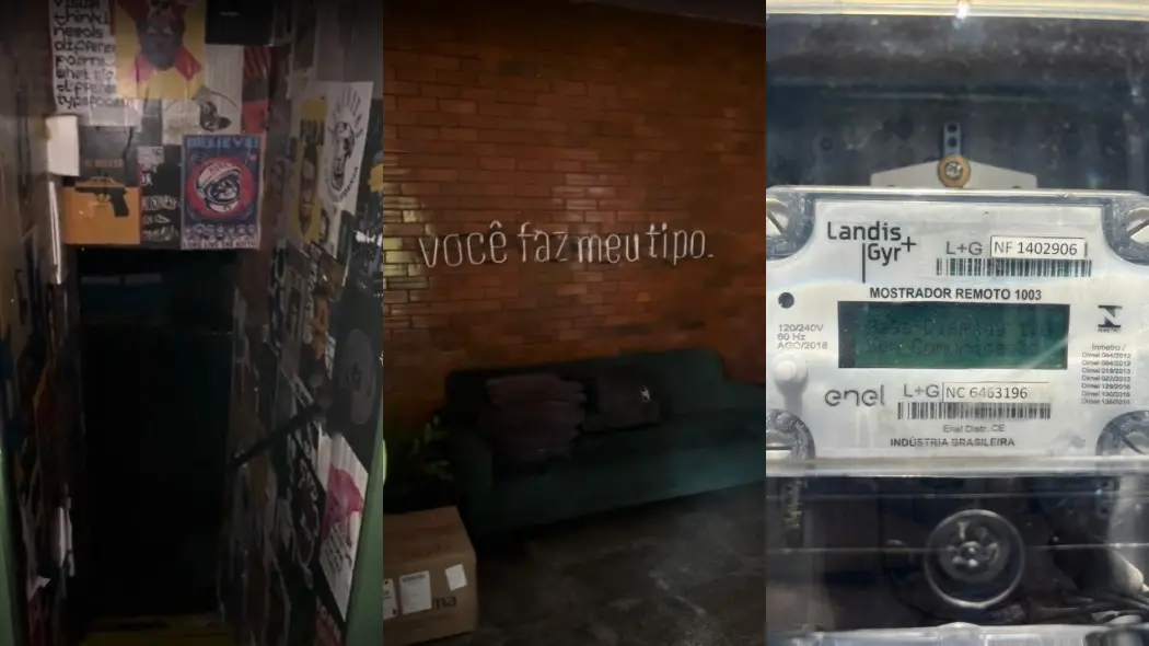 Imagens do medidor de da cafeteria Tipo Café sem energia