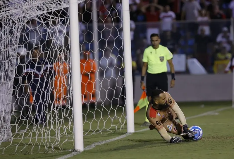 Imagem mostra goleiro