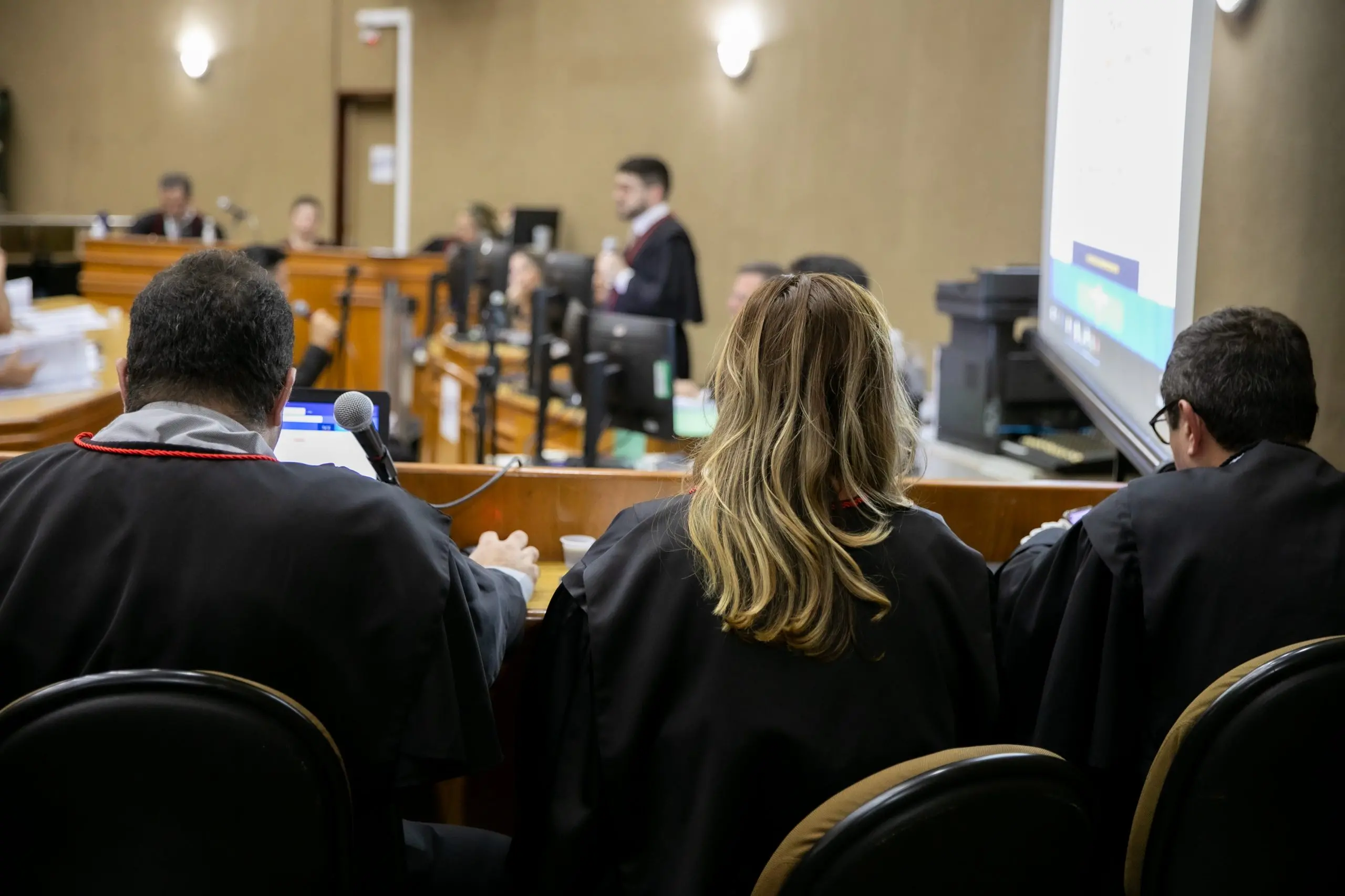 Representantes do Ministério Público do Ceará no tribunal