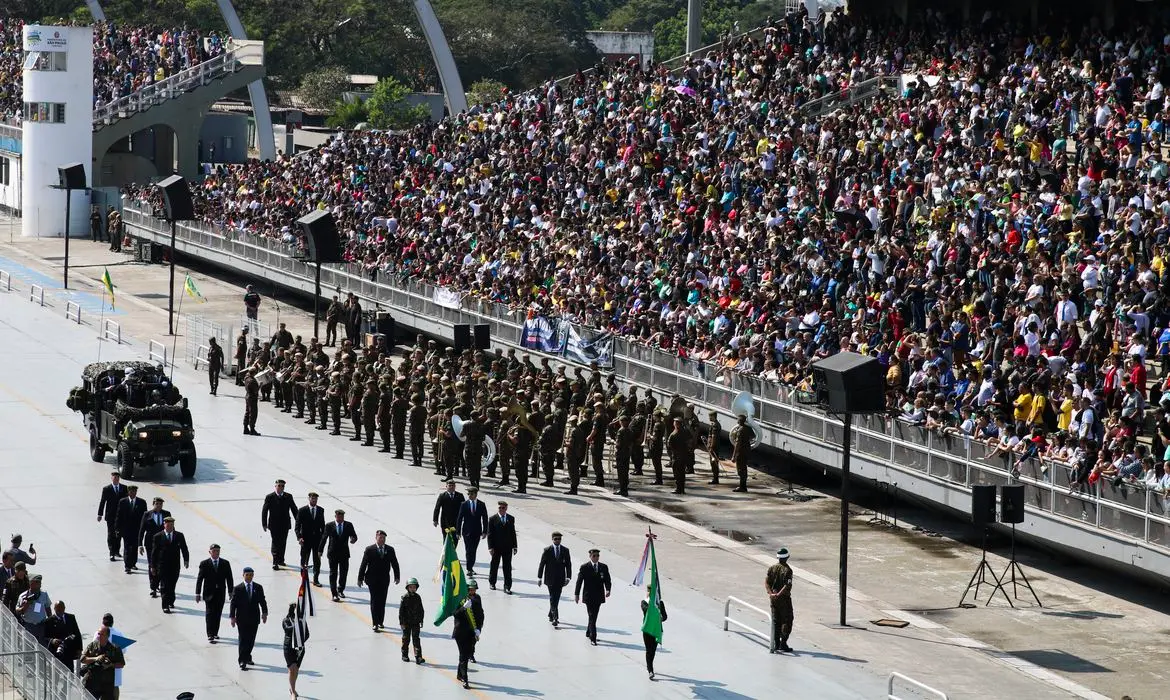 desfile da independência do Brasil em São Paulo
