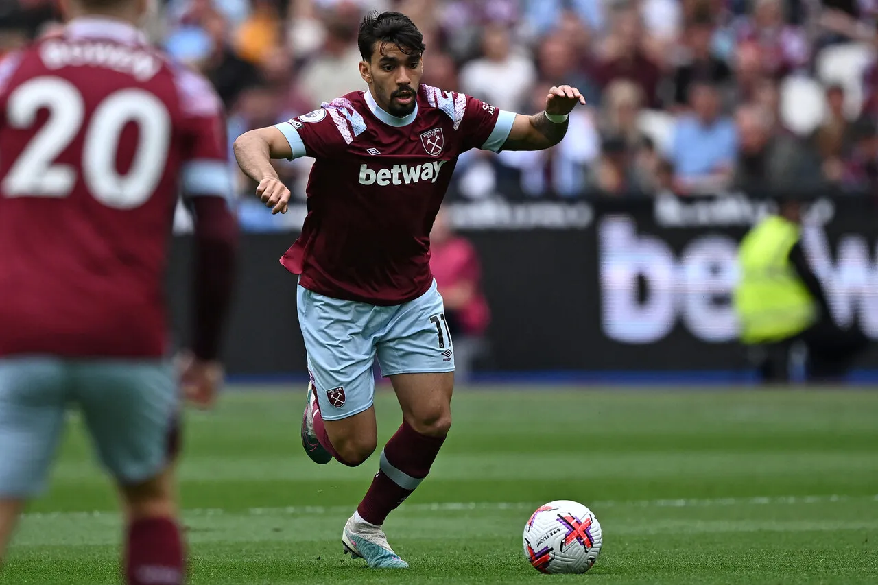 Atualmente, Lucas Paquetá defende o West Ham, da Inglaterra.