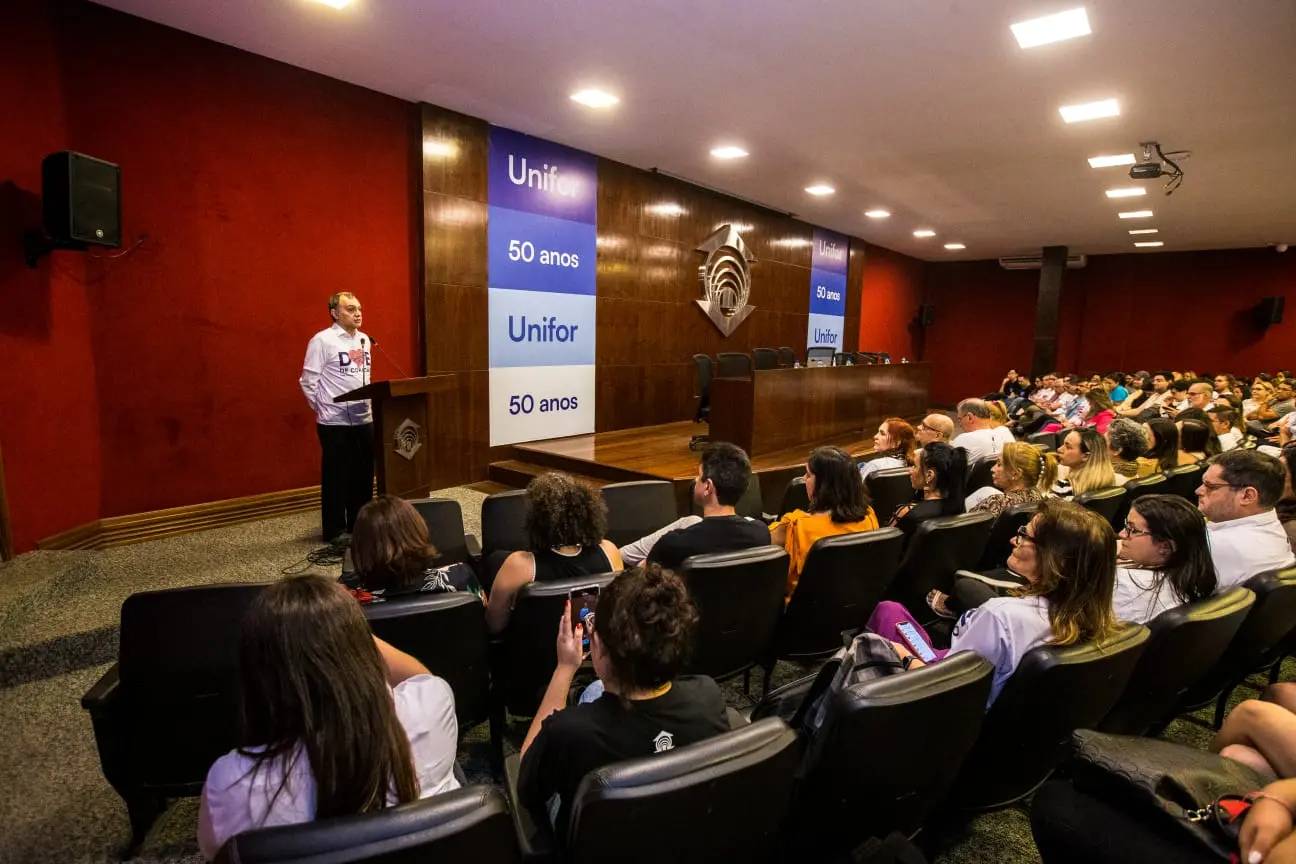 auditório durante lançamento da campanha doe de coração