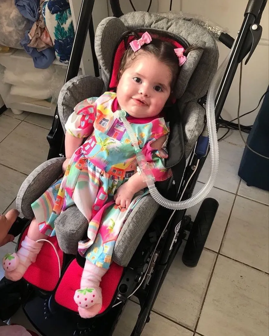 Maria Júlia chegou a tomar oito doses do medicamento Spinraza