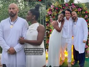 A atriz Erika Januza está namorando José Junior, um dos fundadores do projeto Afro Reggae
