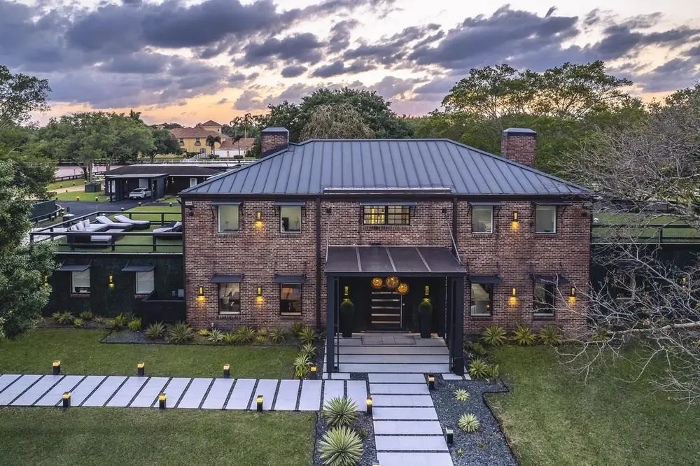 Fachada de residência nos EUA