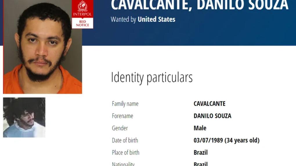 brasileiro Danilo Cavalcante, de 34 anos, foi incluído na lista vermelha da Interpol
