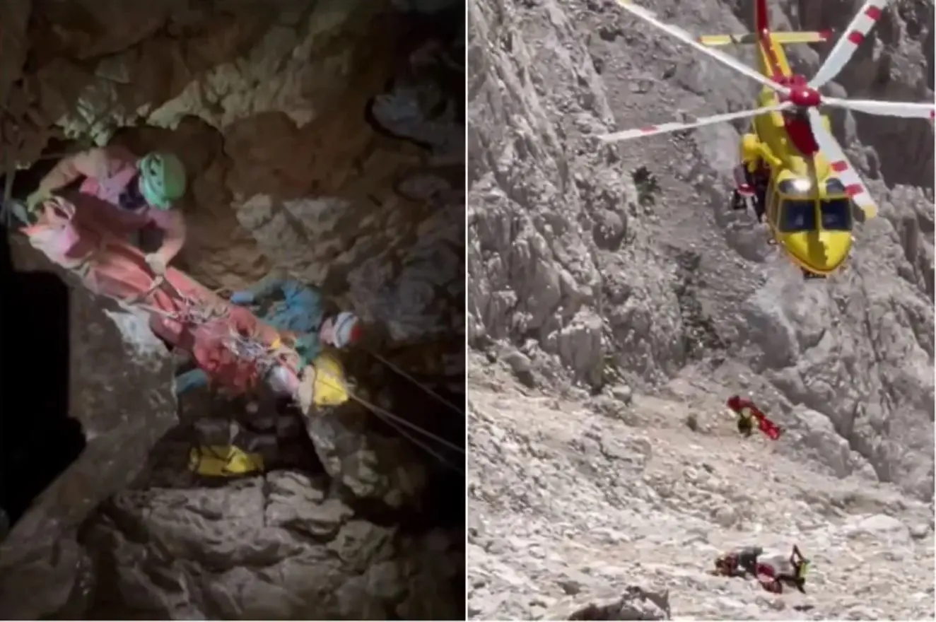 Imagem da notícia: Explorador americano tem hemorragia durante passeio em caverna e é resgatado após nove dias