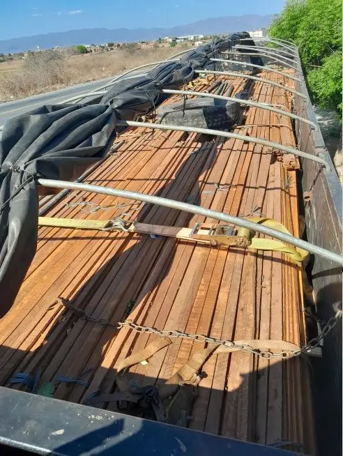 Caminhão carregado de madeira ilegal é apreendido no Interior do Ceará