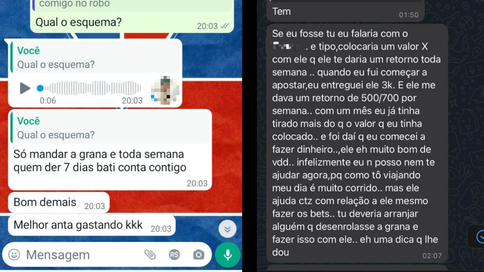 Golpista prometia retorno financeiro em sete dias