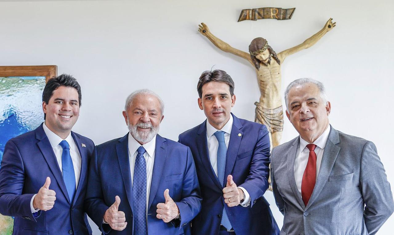 André Fufuca, Lula, Sílvio Costa Filho e Márcio França