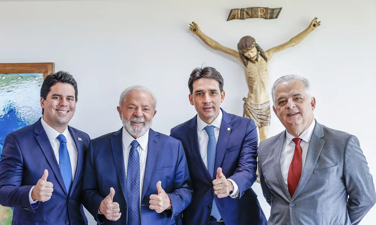 André Fufuca, Lula, Sílvio Costa Filho e Márcio França