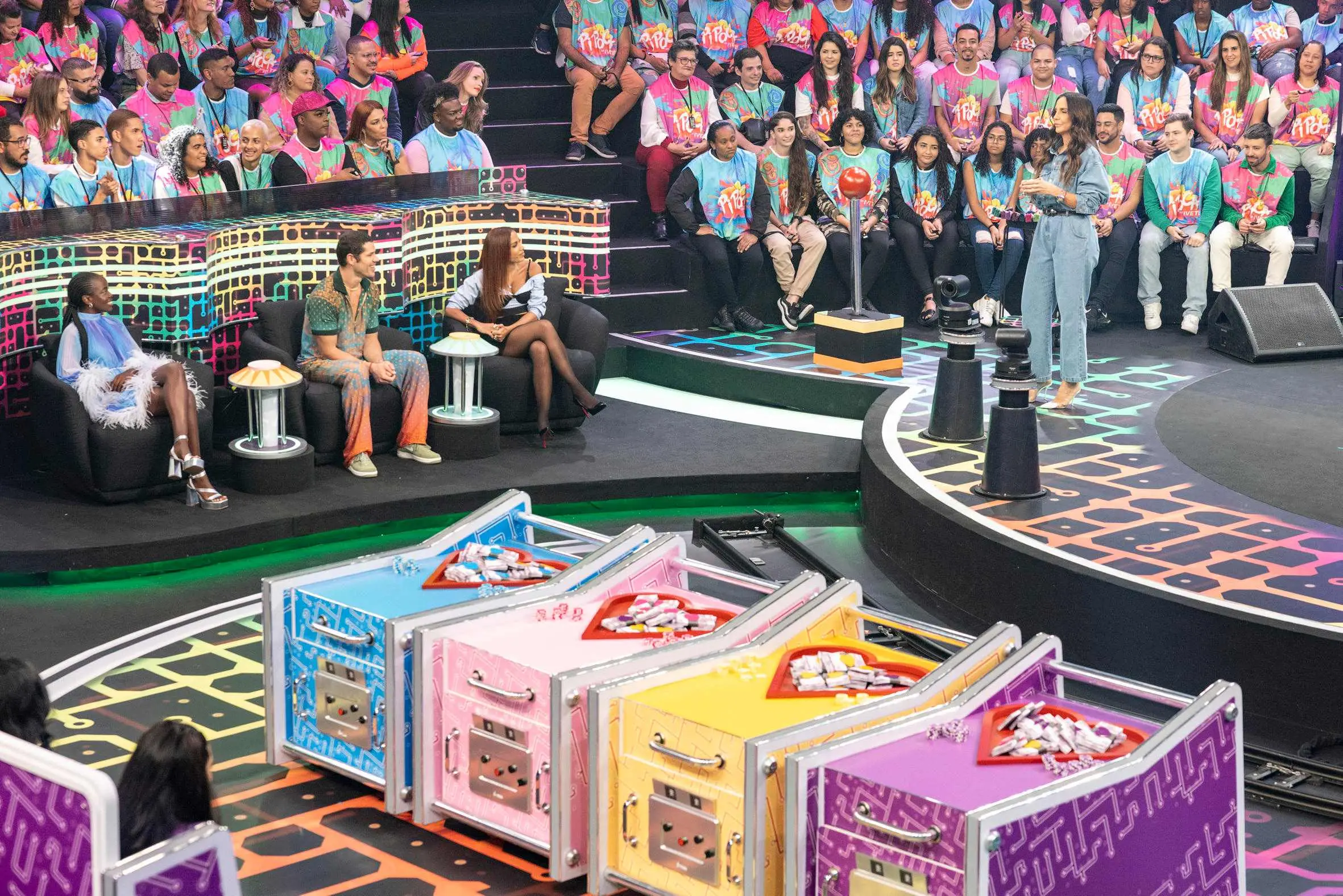 Imagem do cenário do programa Pipoca da Ivete