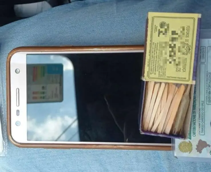 Material apreendido pela Polícia na posse do pastor evangélico