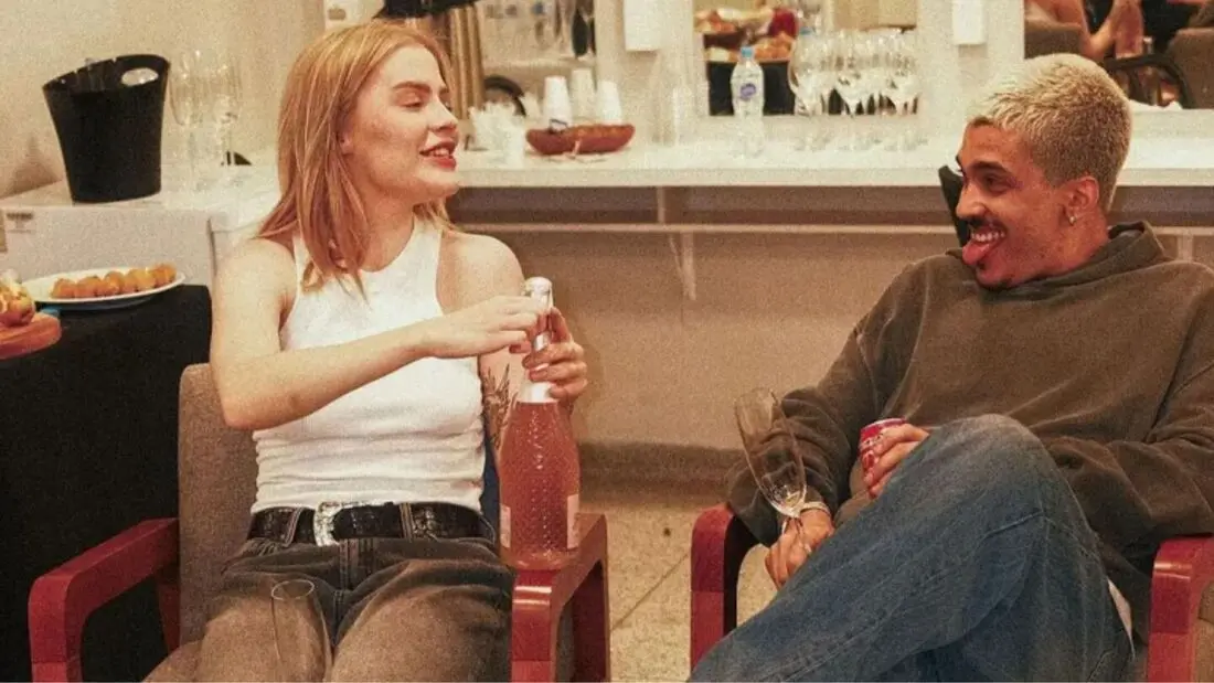 Luísa Sonza com o ex-namorado, Chico Veiga