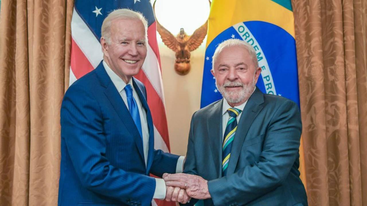 Presidentes Lula e Biden