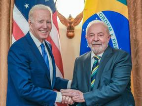Presidentes Lula e Biden
