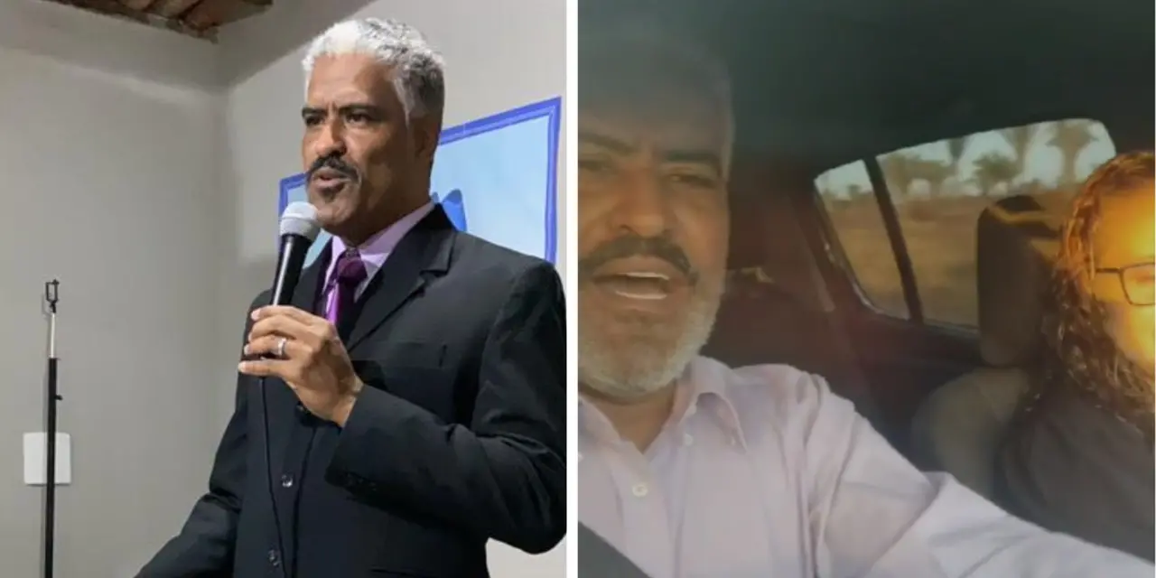 montagem de fotos do pastor Sérgio Xaves Sousa