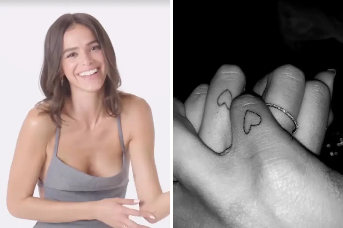 Imagem da notícia: Bruna Marquezine mostra tatuagem feita com Neymar Jr.