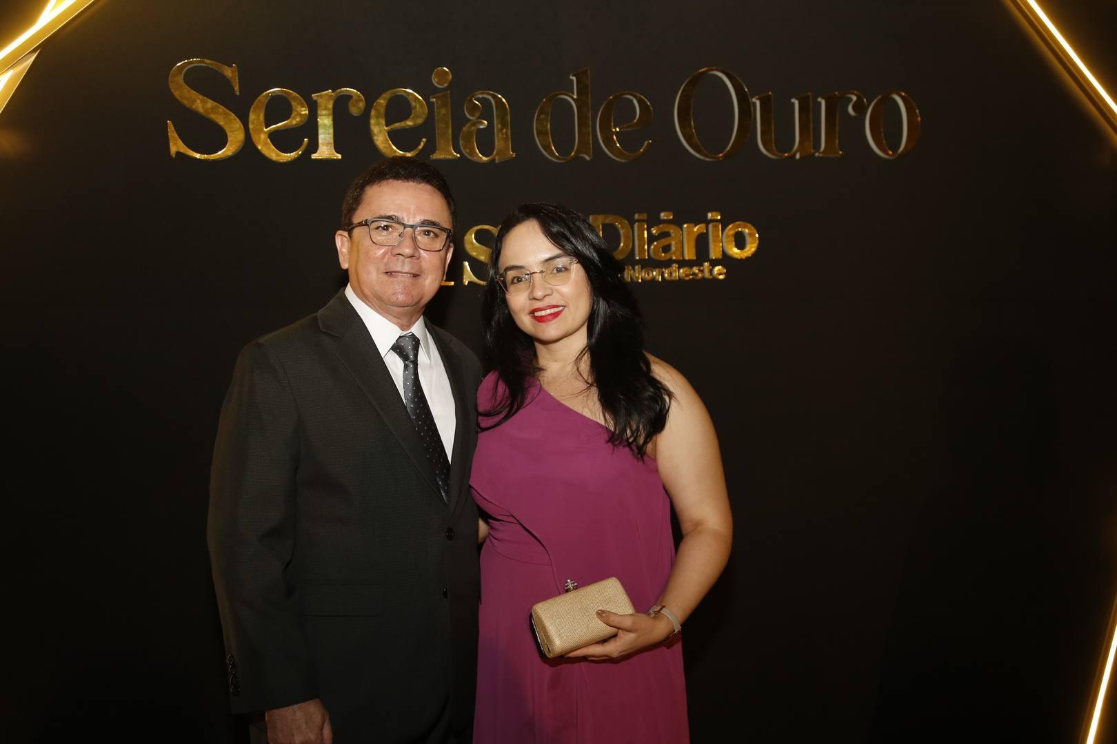 João Carlos Uchoa e Alexsandra de Lima no Troféu Sereia de Ouro 2023