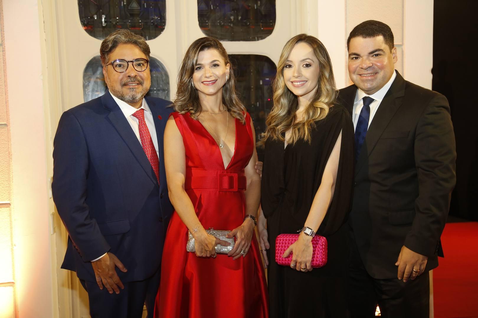 Leandro, Aline, Olga e Eugênio Vasquez no Troféu Sereia de Ouro 2023