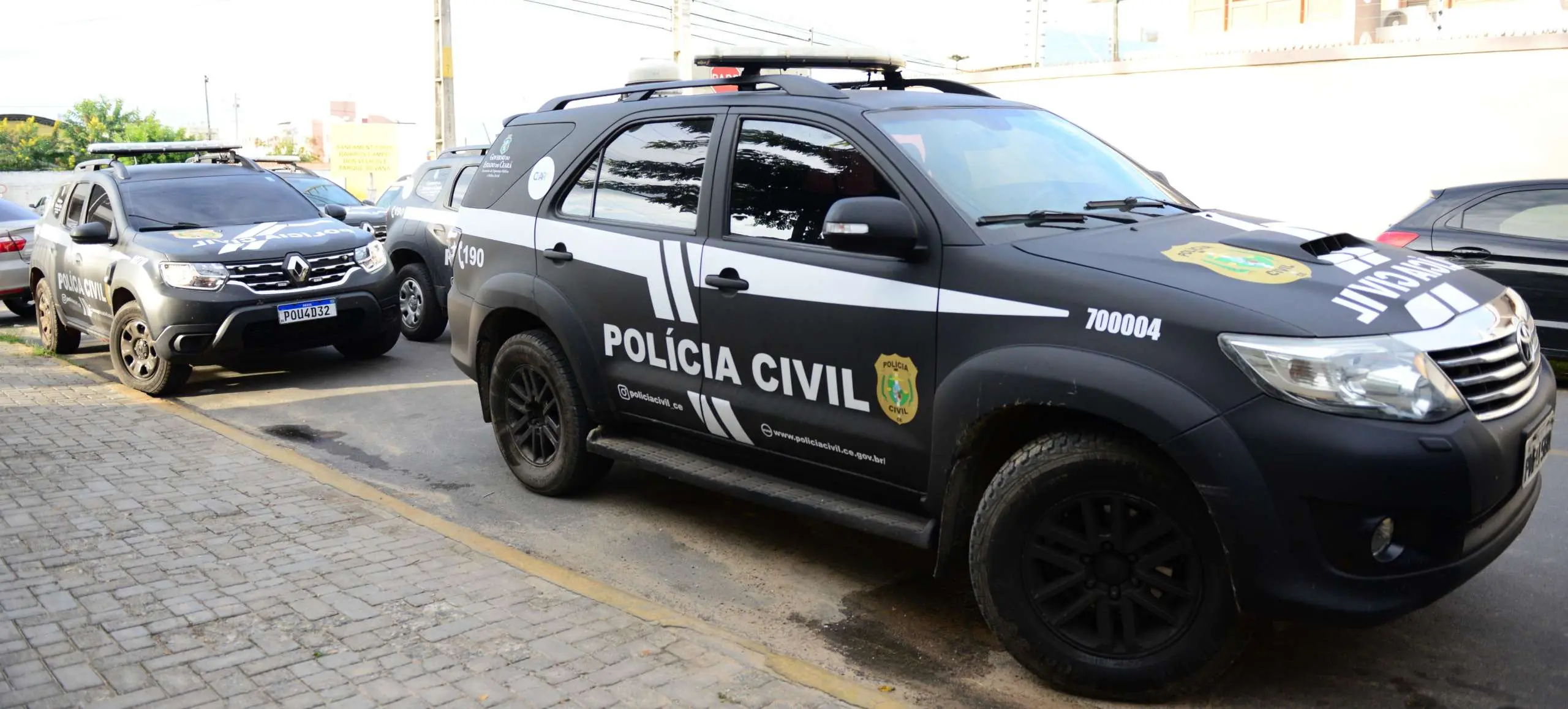 Viatura da Polícia Civil do Ceará
