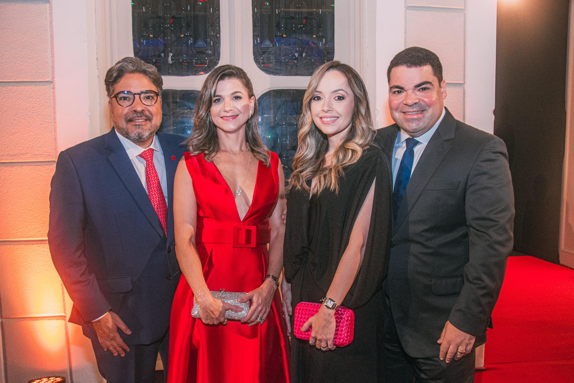 Leandro, Aline, Olga e Eugenio Vasques no Troféu Sereia de Ouro 2023