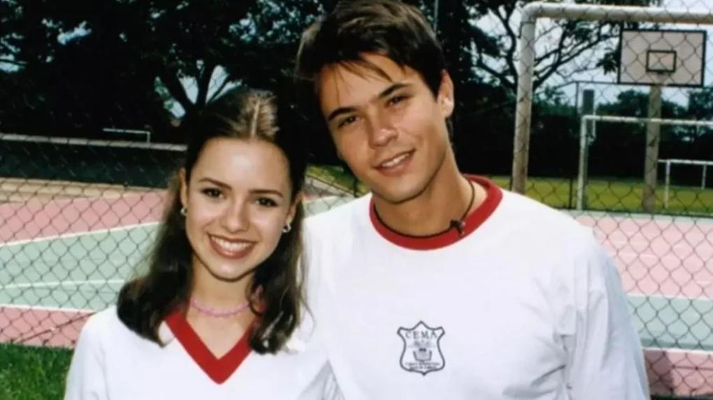 Sandy e Paulinho Vilhena na série Sandy e Júnior, da TV Globo