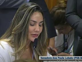 Senadora Ana Paula Lobato na CPI DO 8 DE JANEIRO