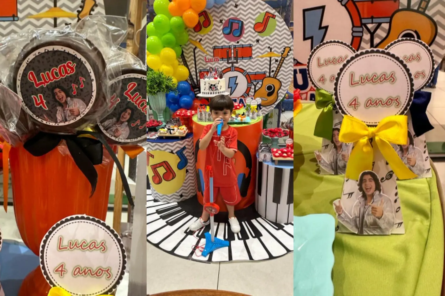 Menino pediu até microfone para mãe