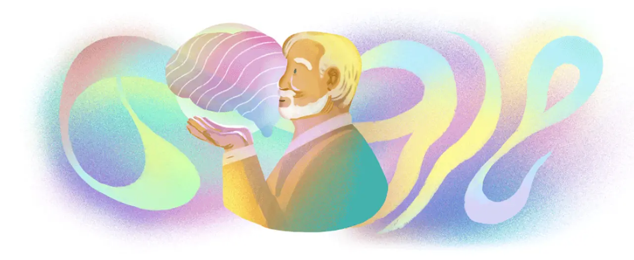 Doodle do Google sobre Mihály Csikszentmihályi, homenageado pelo buscador em 29 de setembro de 2023. Saiba quem é Mihály Csikszentmihályi
