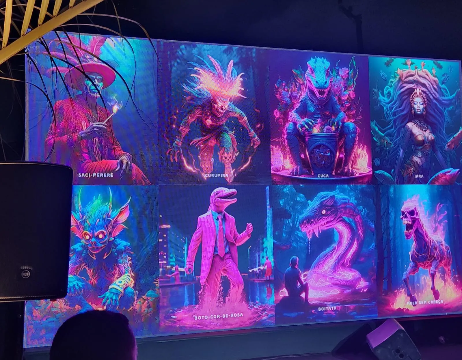 Personagens do folclore brasileiro que serão trabalho em ambientação de evento