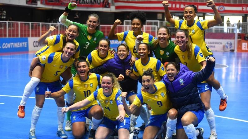 Amistoso Internacional de Futsal Feminino - Brasil x Paraguai