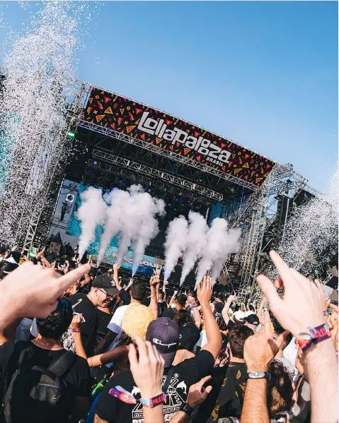 Imagem do festival Lollapalooza