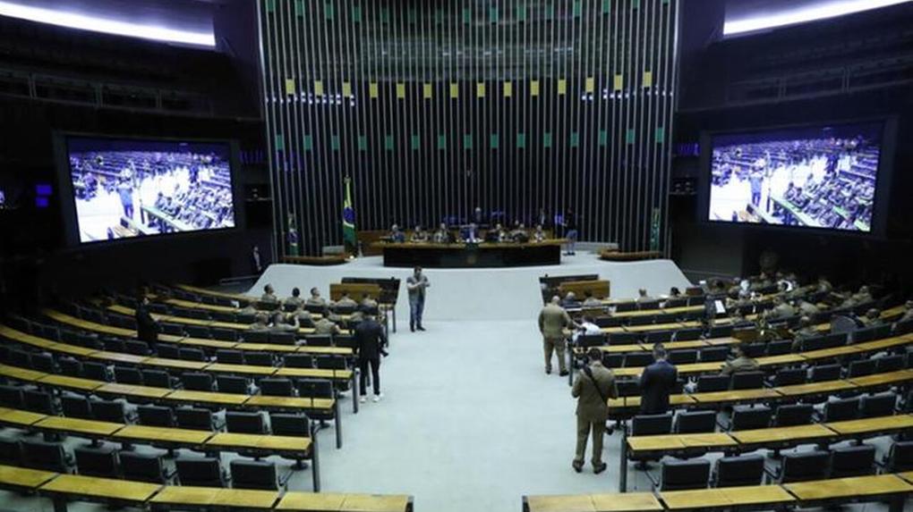 Foto do plenário do Congresso Nacional em Brasília