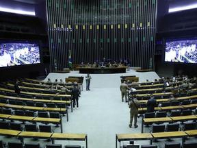 Foto do plenário do Congresso Nacional em Brasília