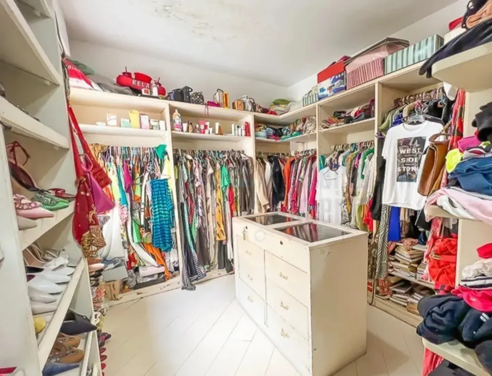 Closet do quarto de Vera Fischer