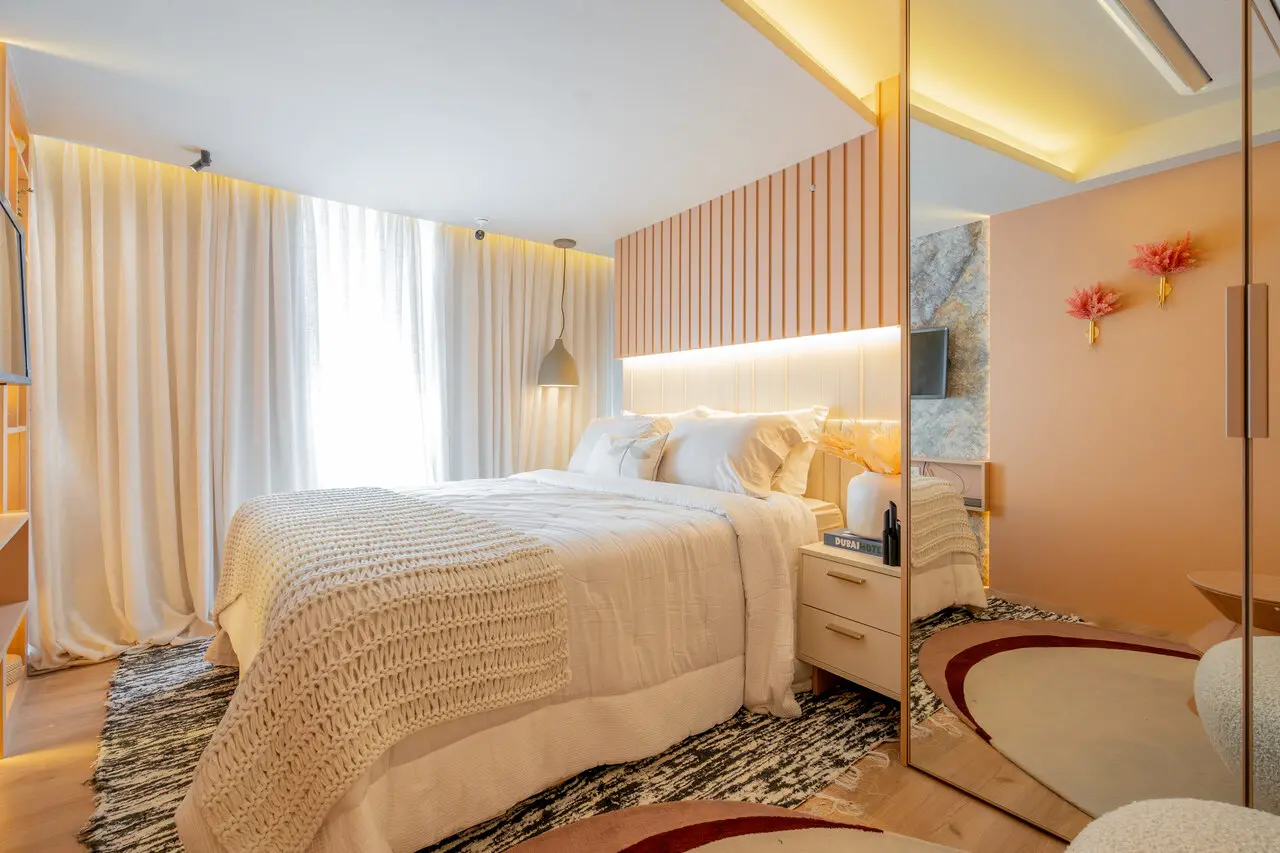 Quarto adaptado para apartamento de pessoa idosa