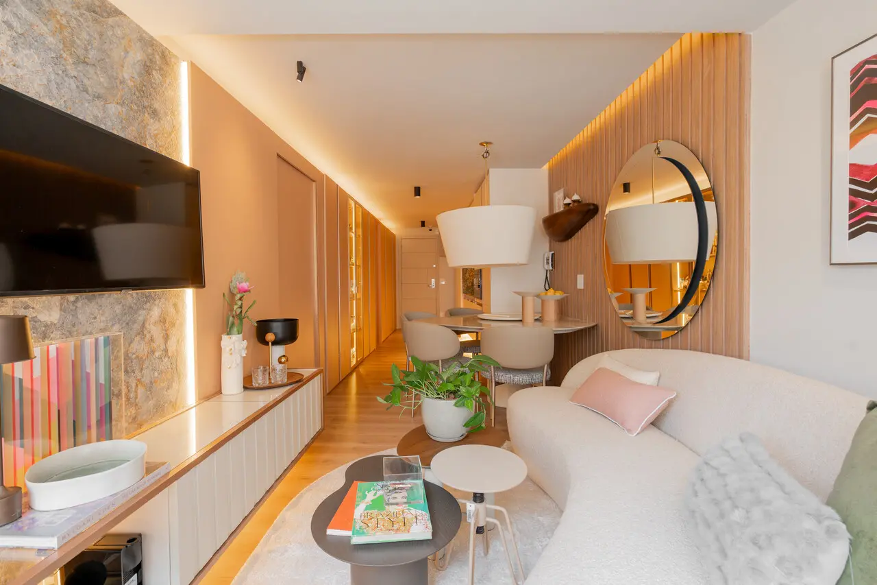 Sala integrada e uma entrada social mais convidativa