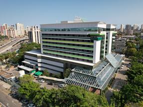 Vista aérea do Hospital da Unimed