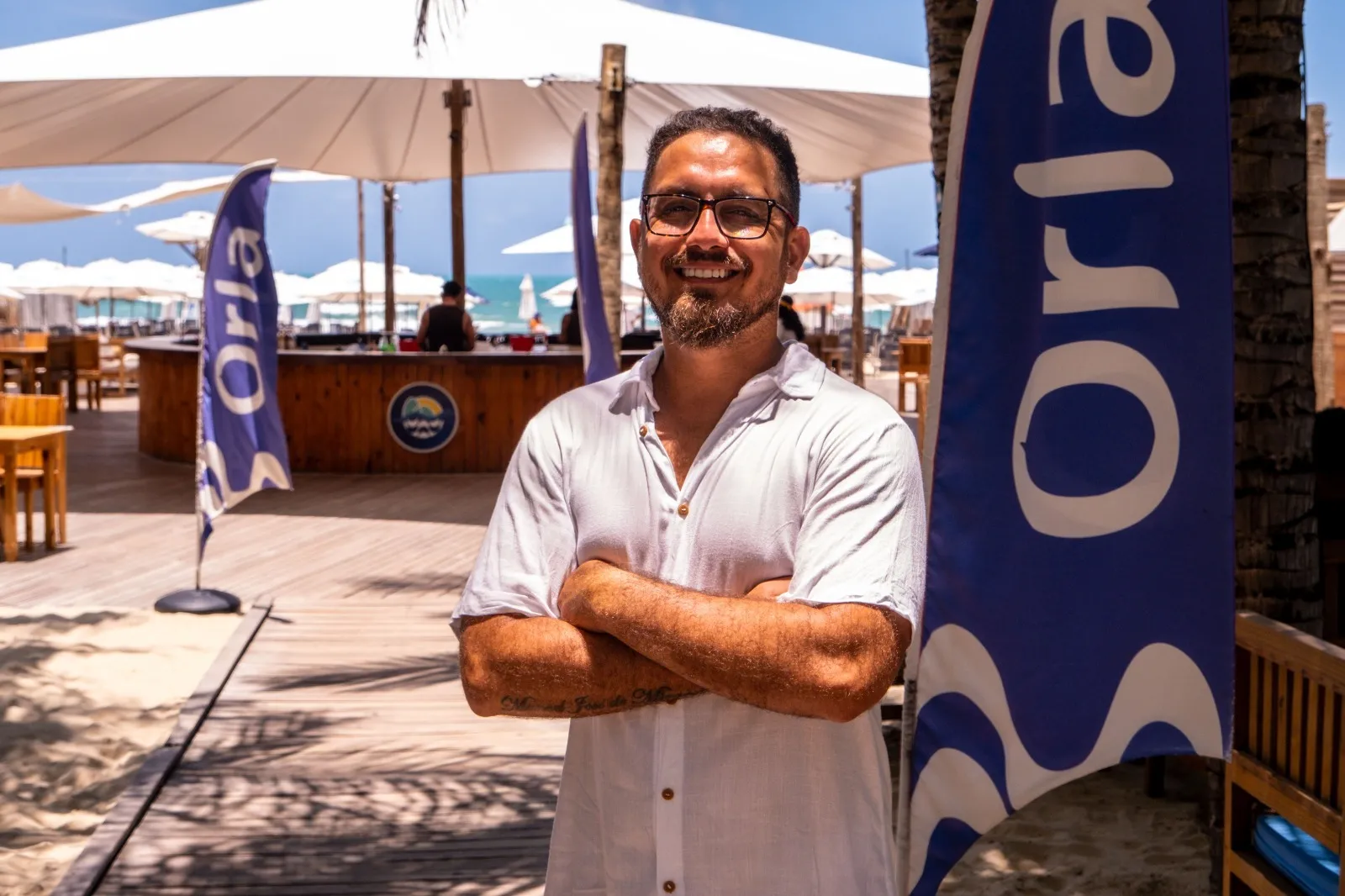 Thiago Miranda, sócio do Orla Praia Club