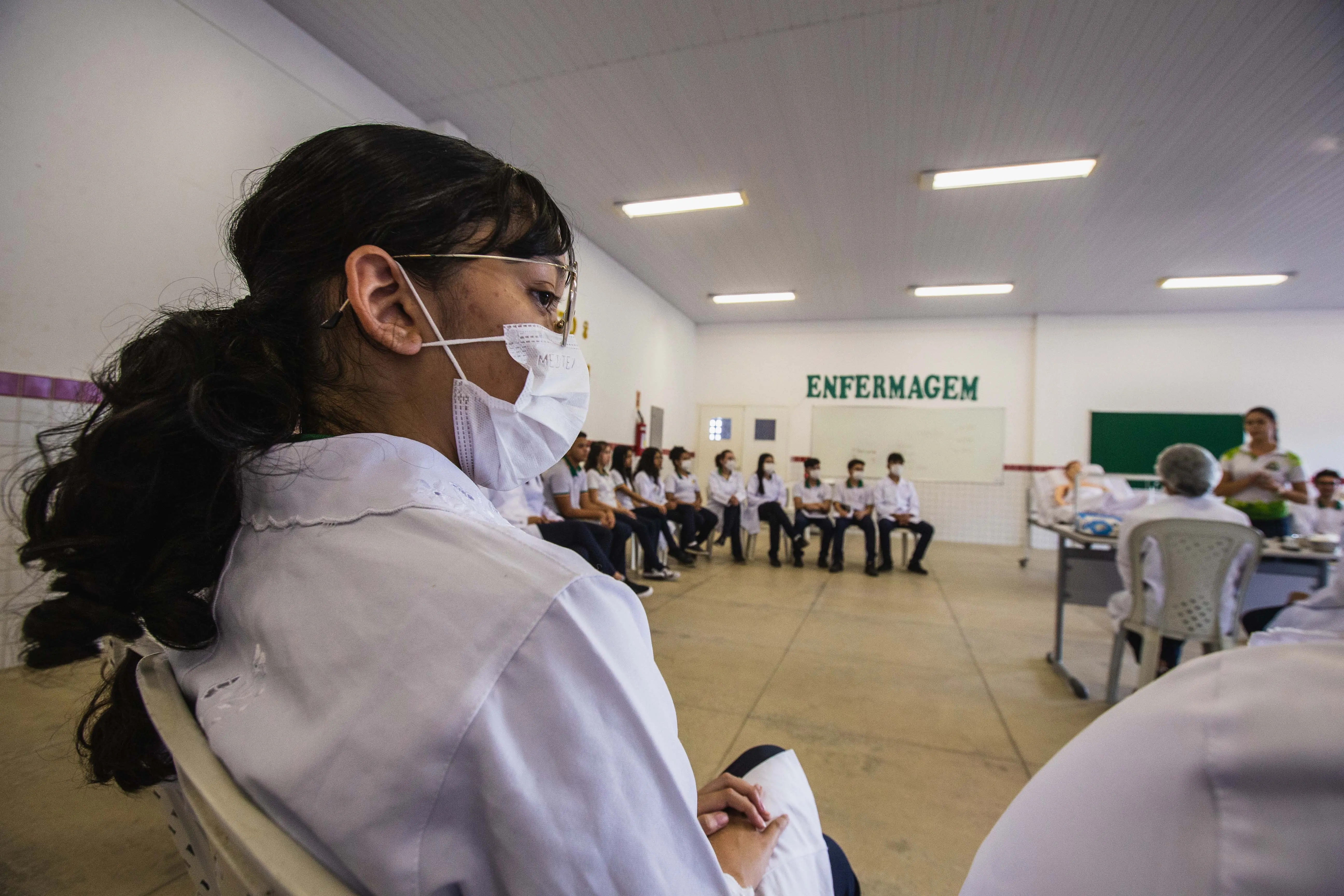 sala de aula em escola pública do ceará