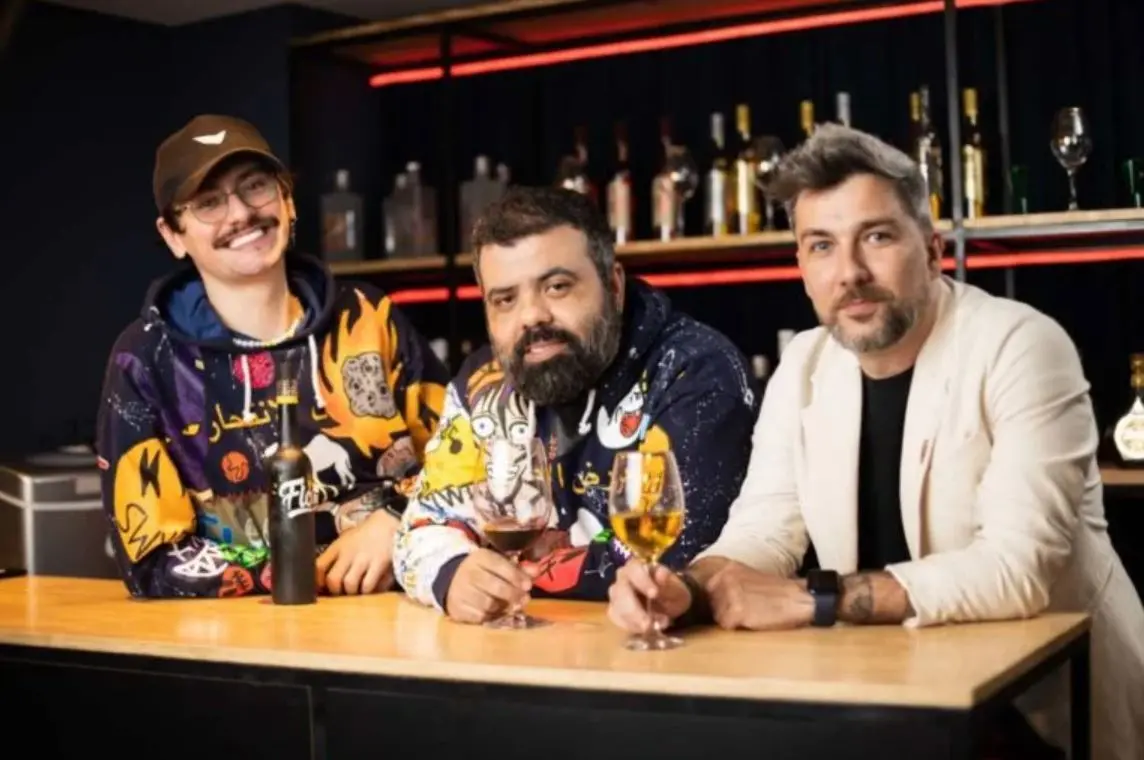 Gianzão, diretor de conteúdo, Igor 3k, co-fundador do Flow e André Gaigher, ex-CEO dos Estúdios Flow