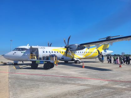 avião ATR da voepass no aeroporto de fortaleza
