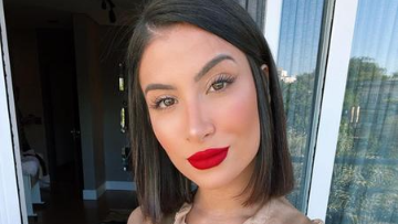 Selfie de Bianca Andrade 'Boca Rosa'