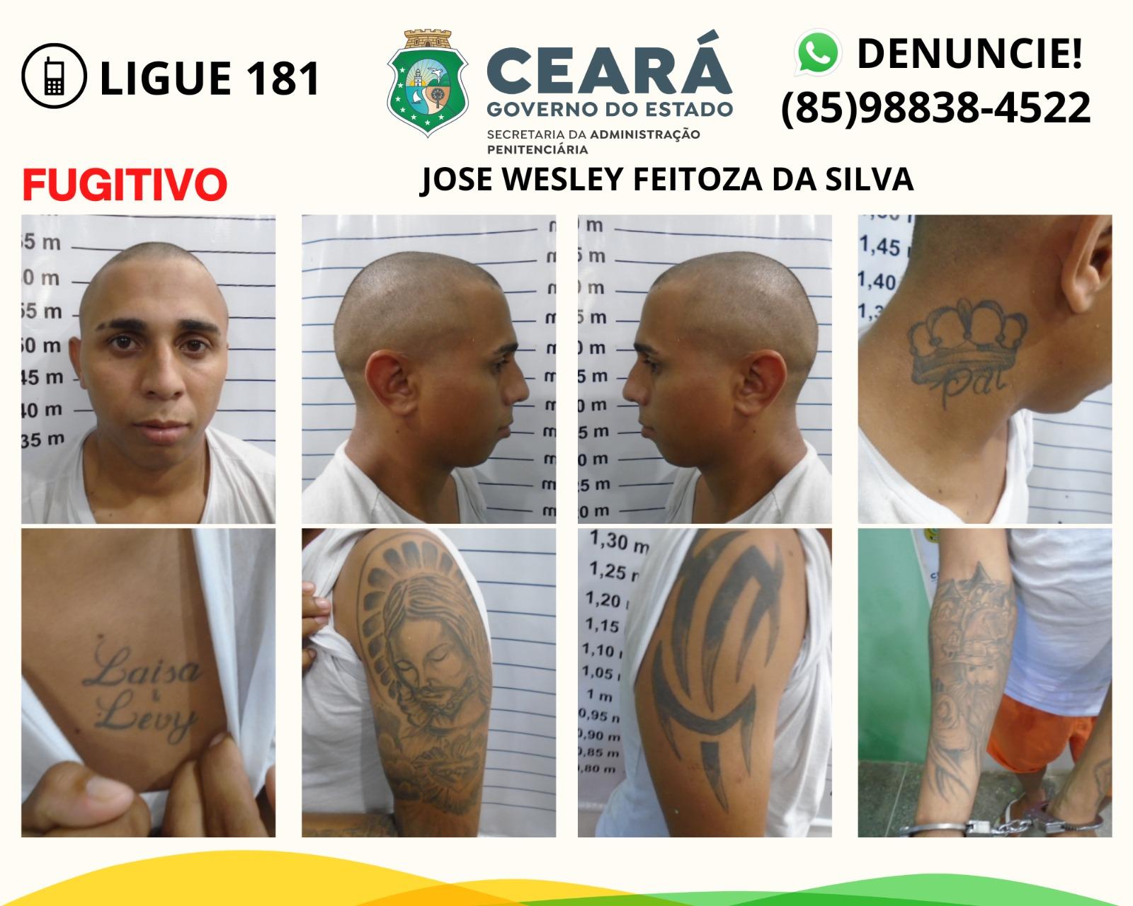José Wesley responde processos criminais por um homicídio e três roubos, ocorridos entre 2015 e 2021