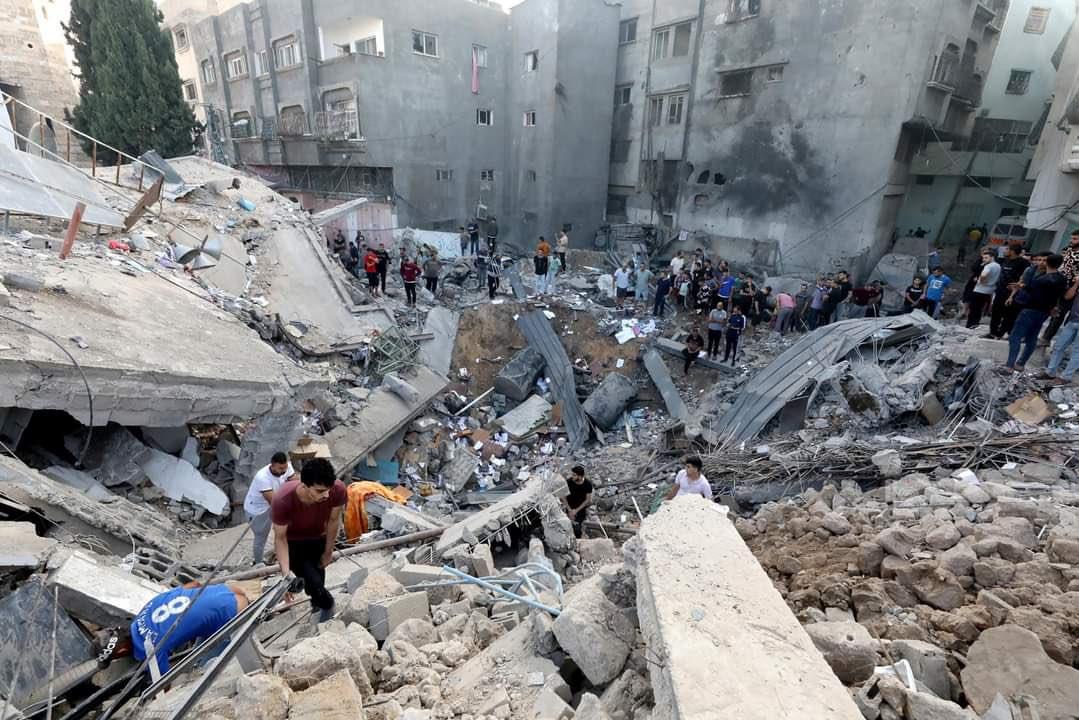 Bombardeio em Gaza