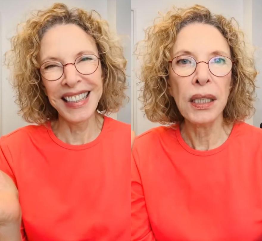 Imagem da jornalista e apresentadora Marília Gabriela