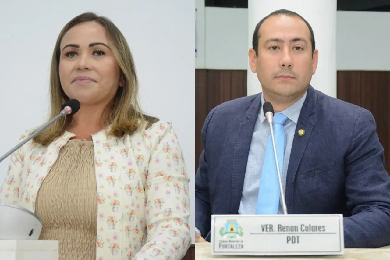 Imagem da notícia: Enfermeira Ana Paula e Renan Colares retornam à Câmara Municipal de Fortaleza após licença